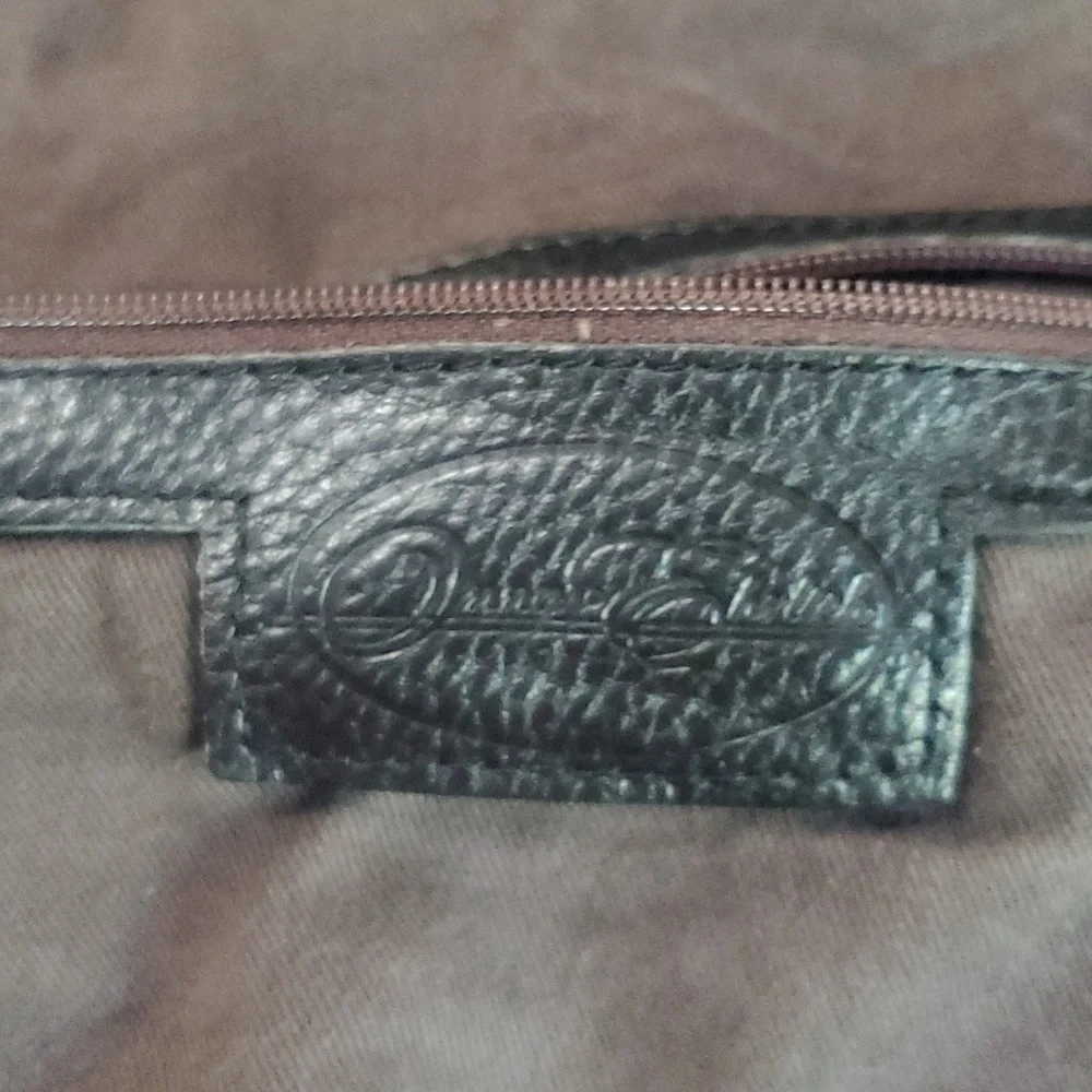 Authentic Black Genuine Leather Onna Ehrlich Bag